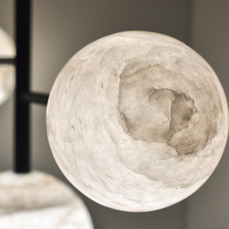 Sian Modern Sphere Delight - Modern Artistic Alabaster Pendant Light - casivra