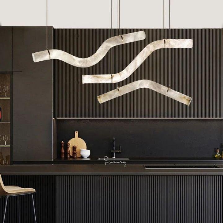 Simplicity Alabaster Pendant Lights - AL39.4"casivra