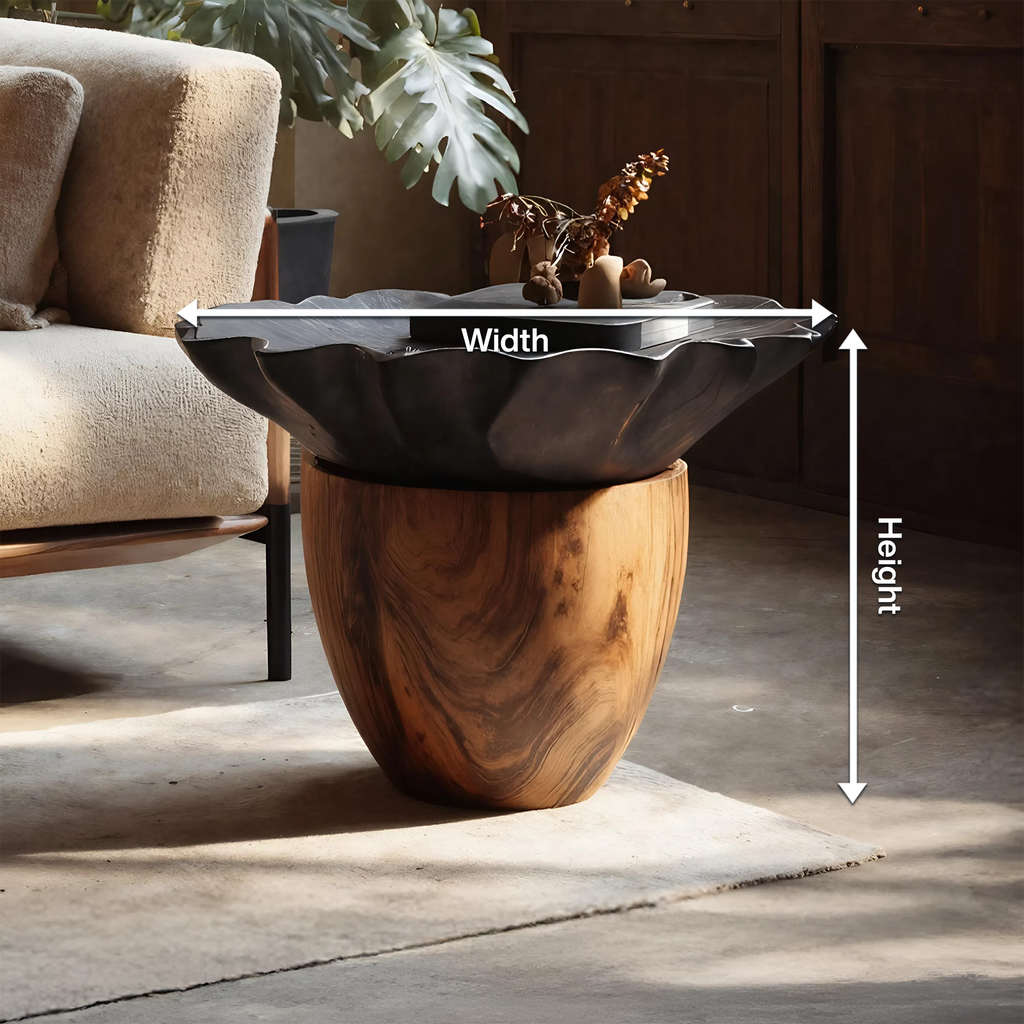 Mid Century Wooden Side Table For Modern Lounge Decor