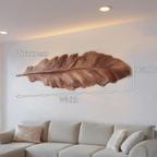Handcrafted Feather Wall Sculpture For Living Room Decor
