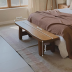 Minimalist End Of Bed Bench For Bedroom Entryway