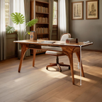 Modern Solid Wood Desk For Living Room And Office Decor