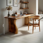 Handcrafted Solid Wood Desk For Reading And Work Area
