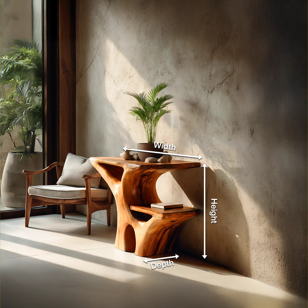 Artistic Side Table Unique Multi-Tiered Design For Home