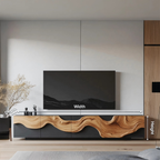 Farmhouse Media Console Cabinet For Living Room