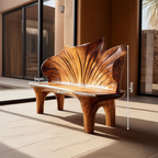 Minimalist Live Edge Entryway Bench For Modern Hallway