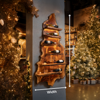 Modern Wooden Wine Rack For Bar Decor And Display Storage
