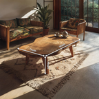 Handcrafted Irregular Wooden Table For Entryway Design