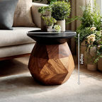 Modern Solid Wood End Table For Minimal Interior Design