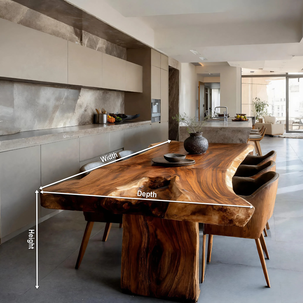 Modern Dining Table Perfect For Family Meals And Entertainment