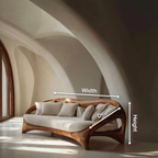 Organic Curved Sofa For Living Room Furniture
