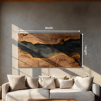Handcrafted Solid Wood Wall Art For Bedroom Decor