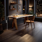 Modern Wooden Desk For Home Study And Creative Space