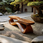Solid Wood Live Edge Bench For Entryway Furniture Accent