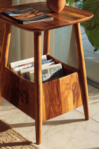 Handcrafted Wooden Side Table For Living Room And Furniture Decor