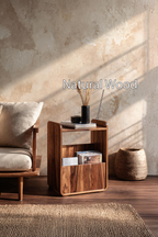 Mid Century Wooden Side Table For Living Room Furniture Decor