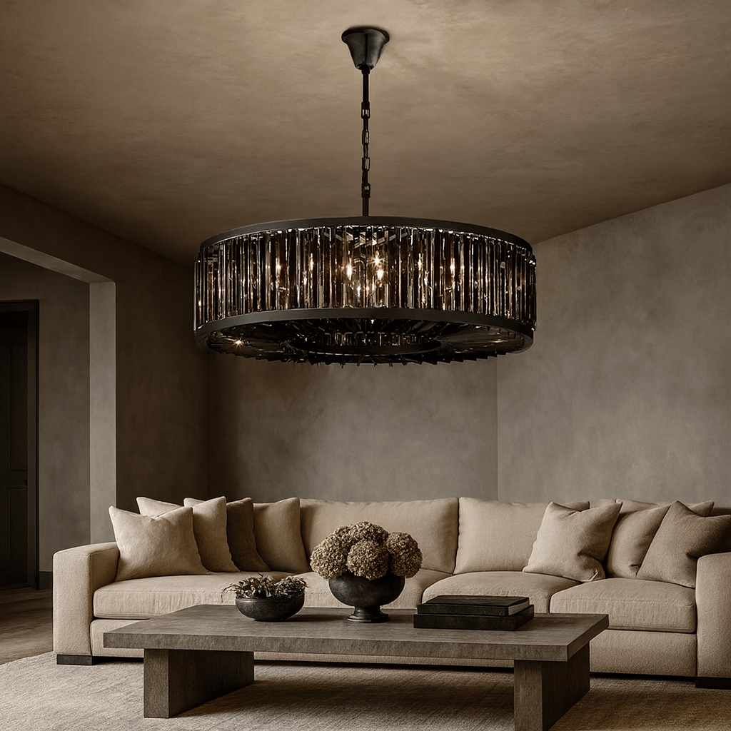 buyGio Smoke Crystal Chandelier - Morsale