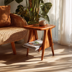 Modern Solid Wood Side Table For Entryway Design And Decor