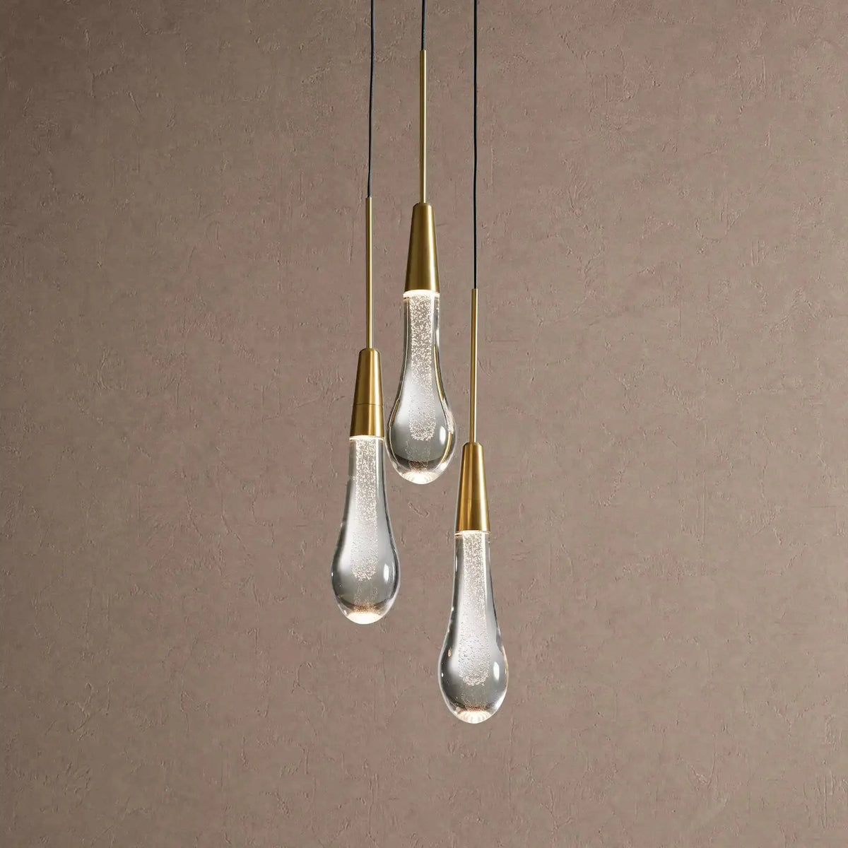 Soleil 3-Light Pendant - Brasscasivra