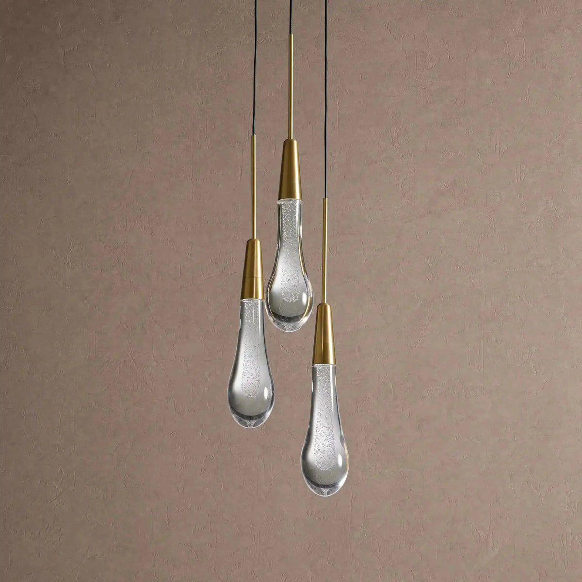 Soleil 3-Light Pendant - Brasscasivra