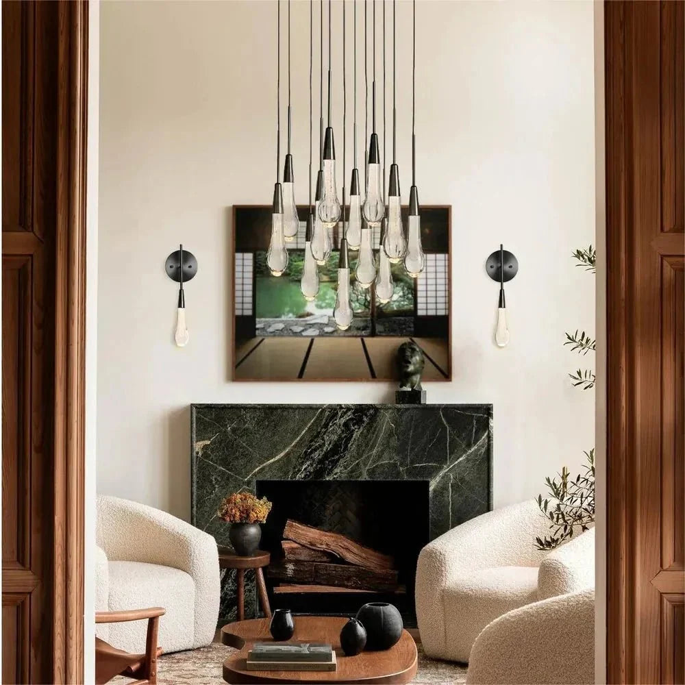 Soleil Wall Sconce in brass - bathroom lighting