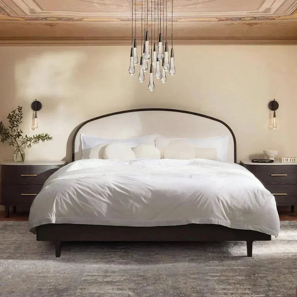 Soleil Wall Sconce in brass by Blush Lighting