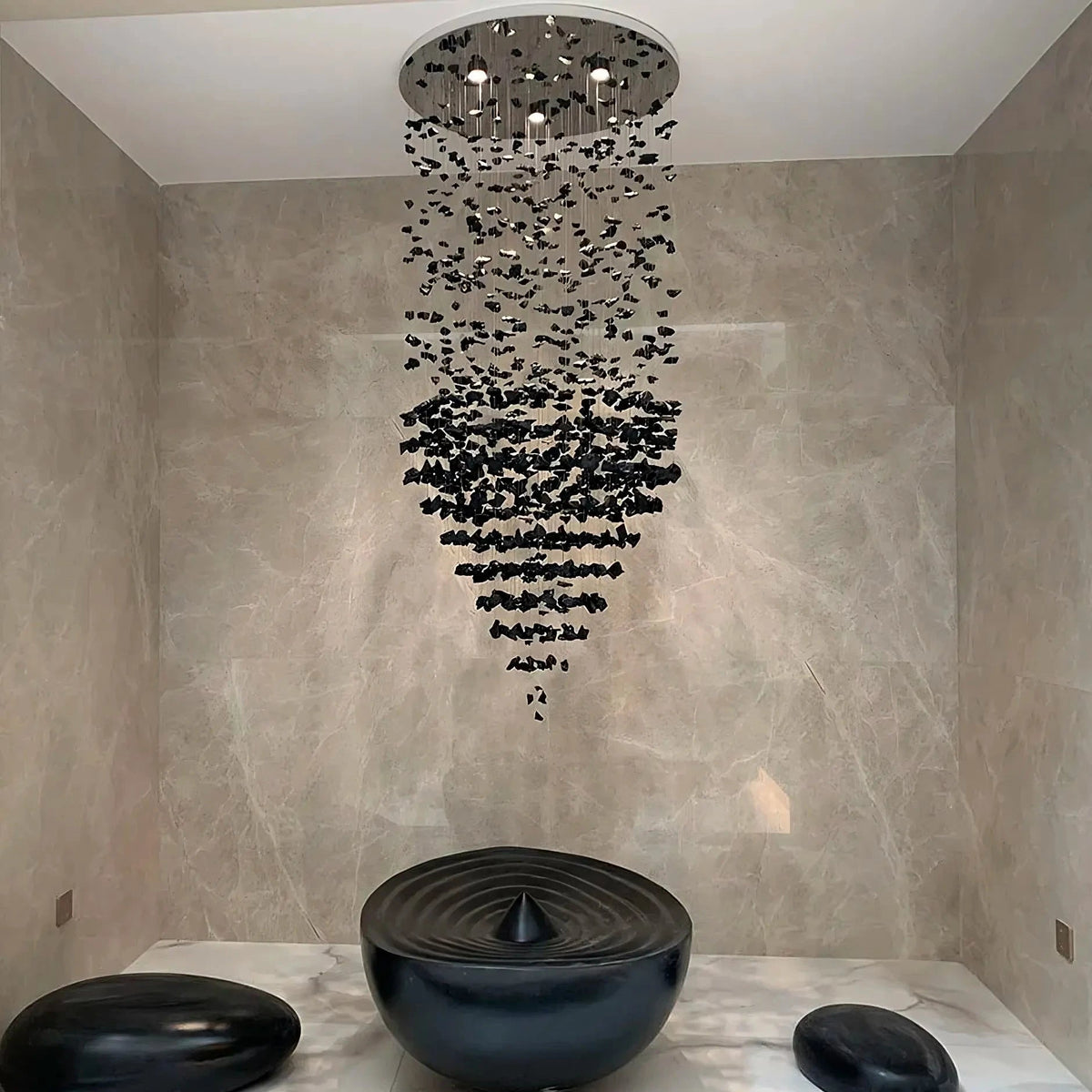 buyGiore Stone Pendant Chandelier - Morsale