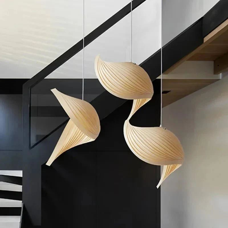Storm Modern Pendant Chandelier - Light Wood2 LightsWarm White 3000Kcasivra
