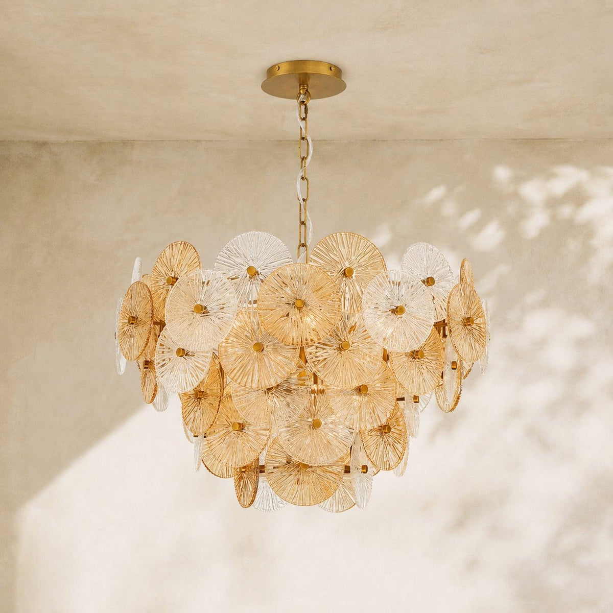 Suna Round Chandelier 12 Light 30"W - casivra