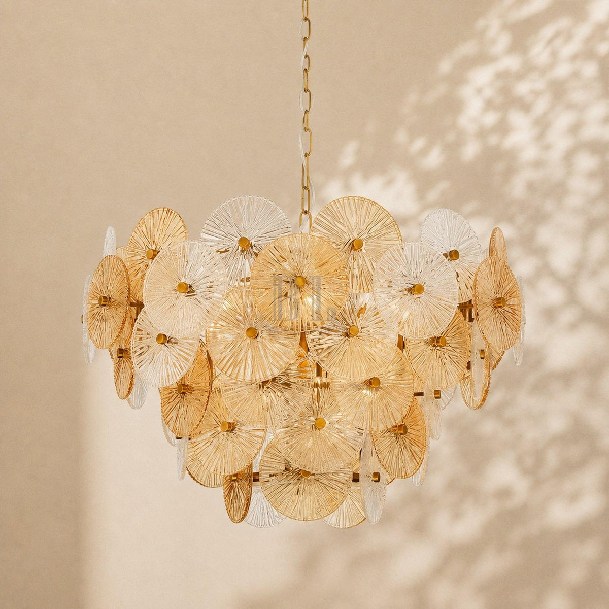 Suna Round Chandelier 12 Light 30"W - casivra