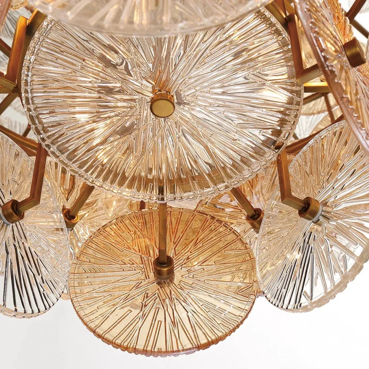 Suna Round Chandelier 12 Light 30"W - casivra