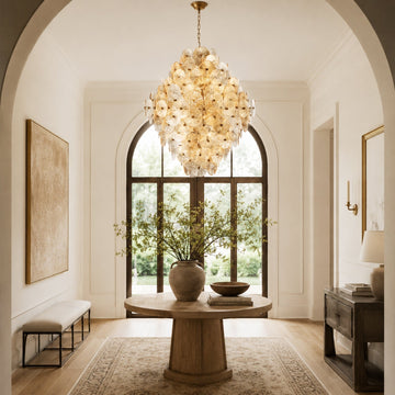 Suna Round Chandelier 27 Light 40"W - casivra