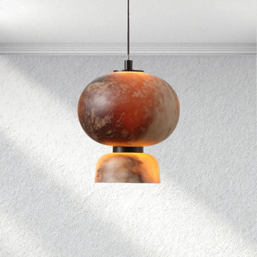 Swaroevan Eterna Alabaster Pendant – Large Circle - casivra