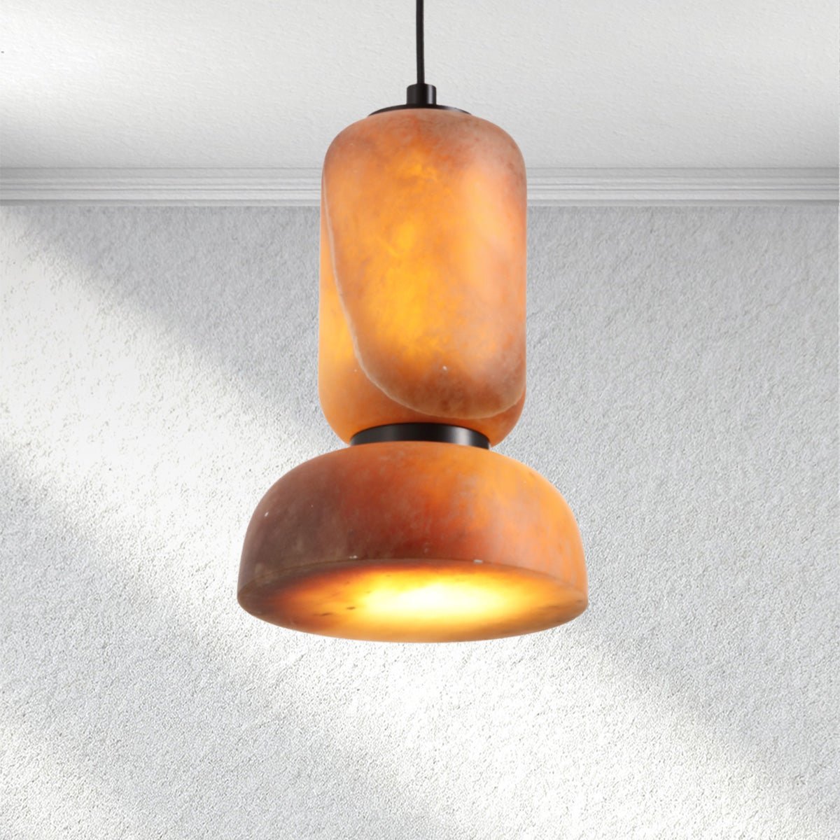 Swaroevan Eterna Vertical Alabaster Pendant - casivra