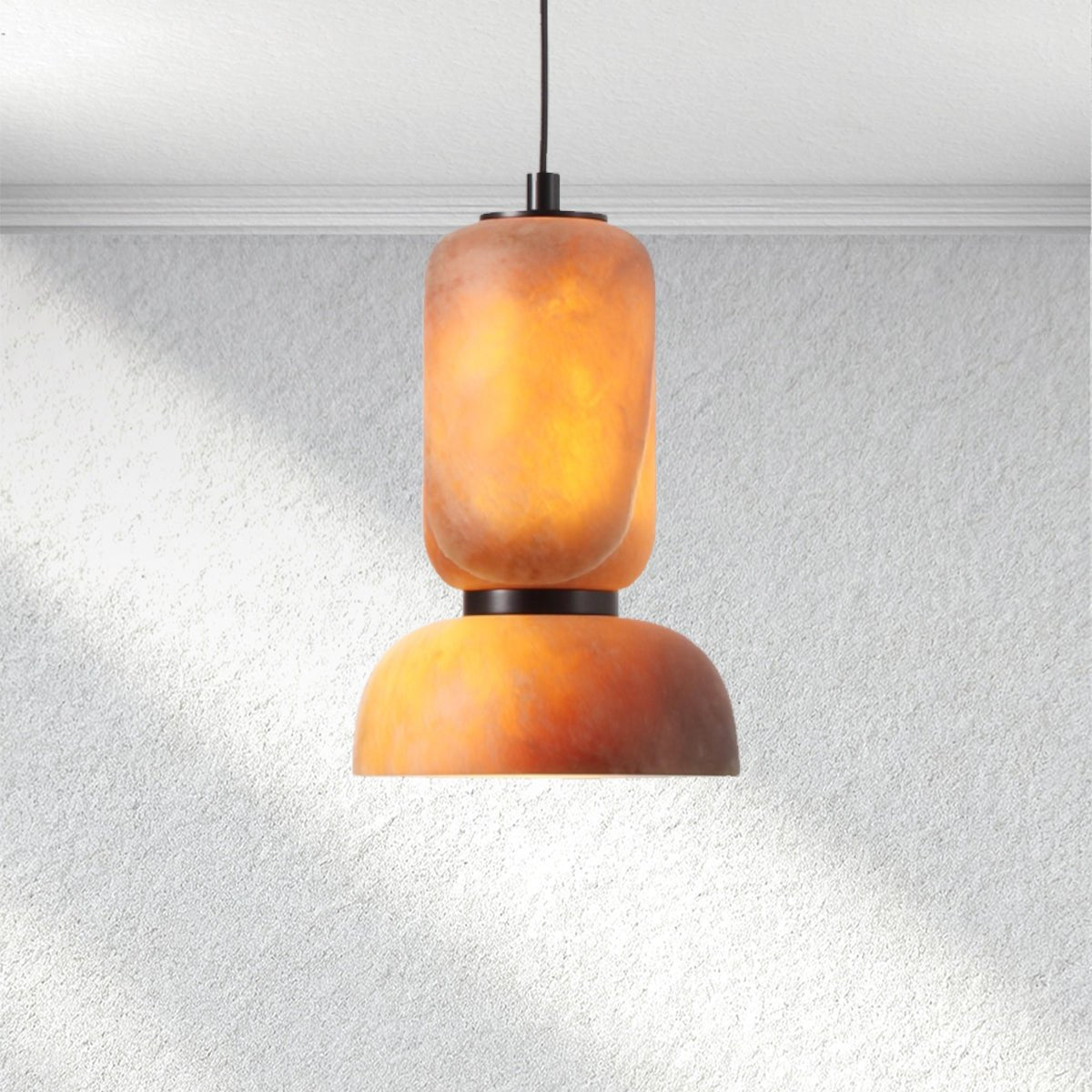Swaroevan Eterna Vertical Alabaster Pendant - casivra