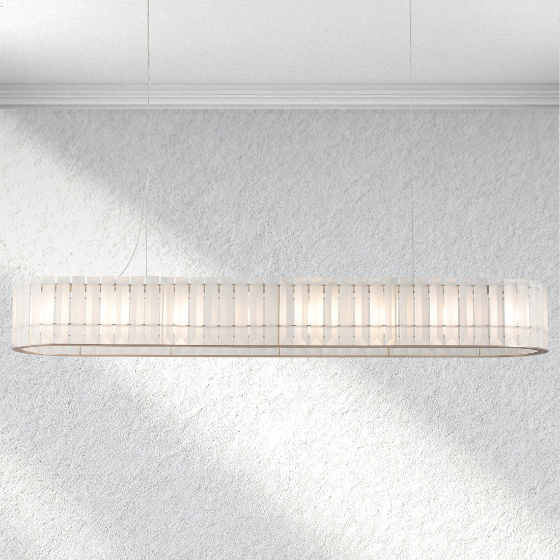 Swaroevan Parallel Rectangular Chandelier - casivra
