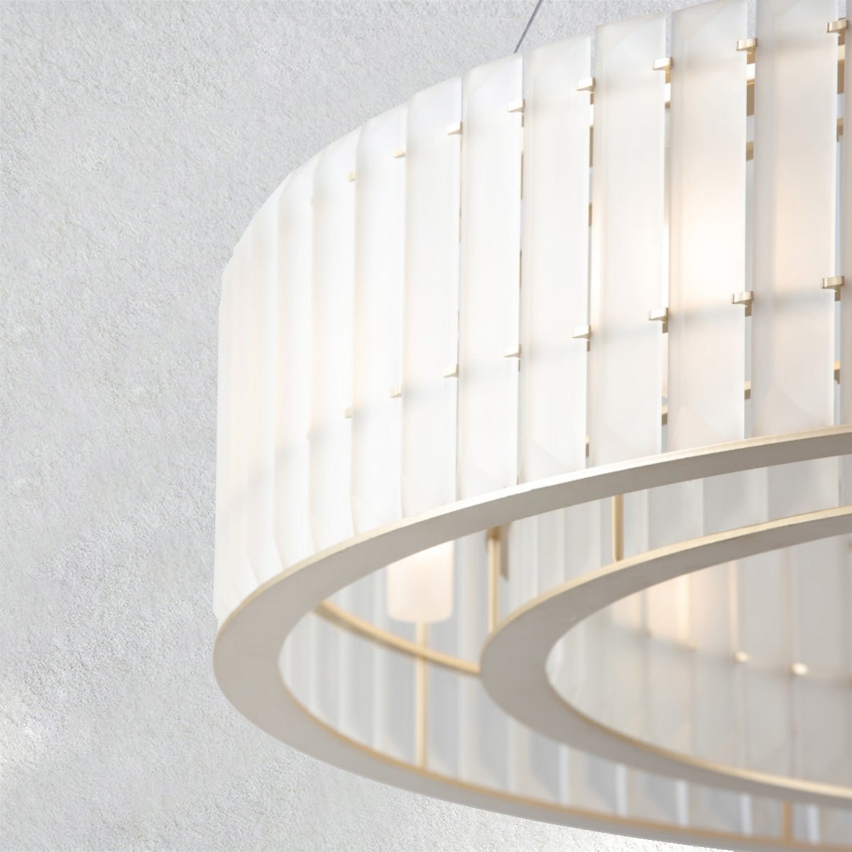 Swaroevan Parallel Round Chandelier - Triple Layercasivra