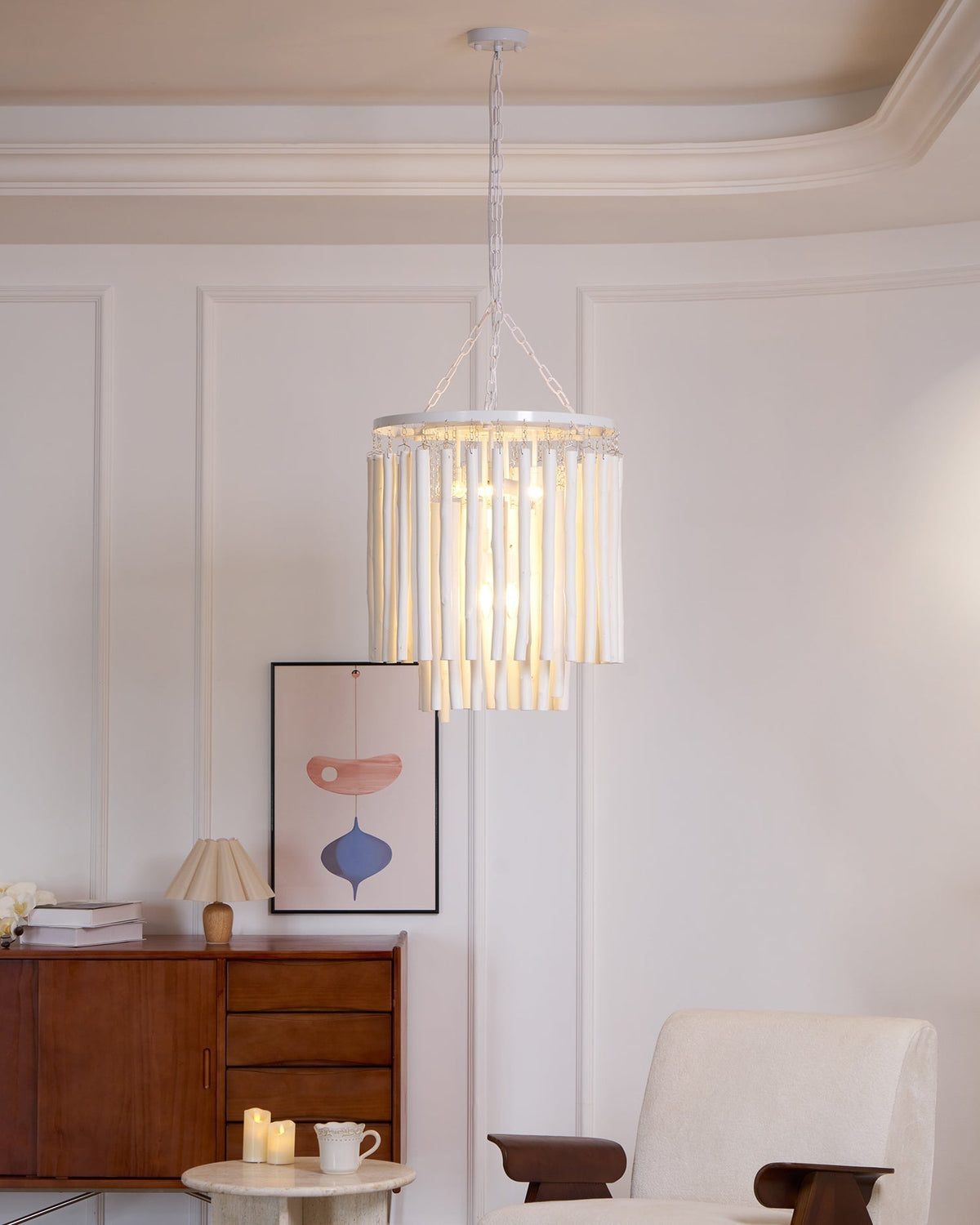 Swinton Tilda Chandelier - 5 Heads ∅ 19.7″ x H 20.9″Blackcasivra