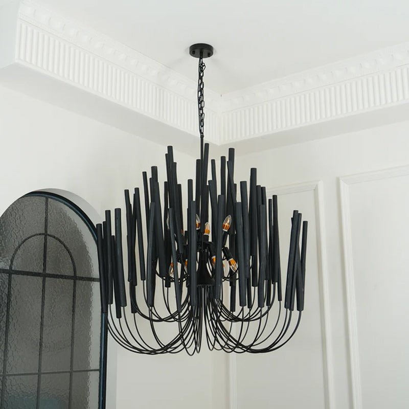 Swinton Tilda Chandelier - 6 Heads ∅ 20.9″ x H 29.9″Blackcasivra