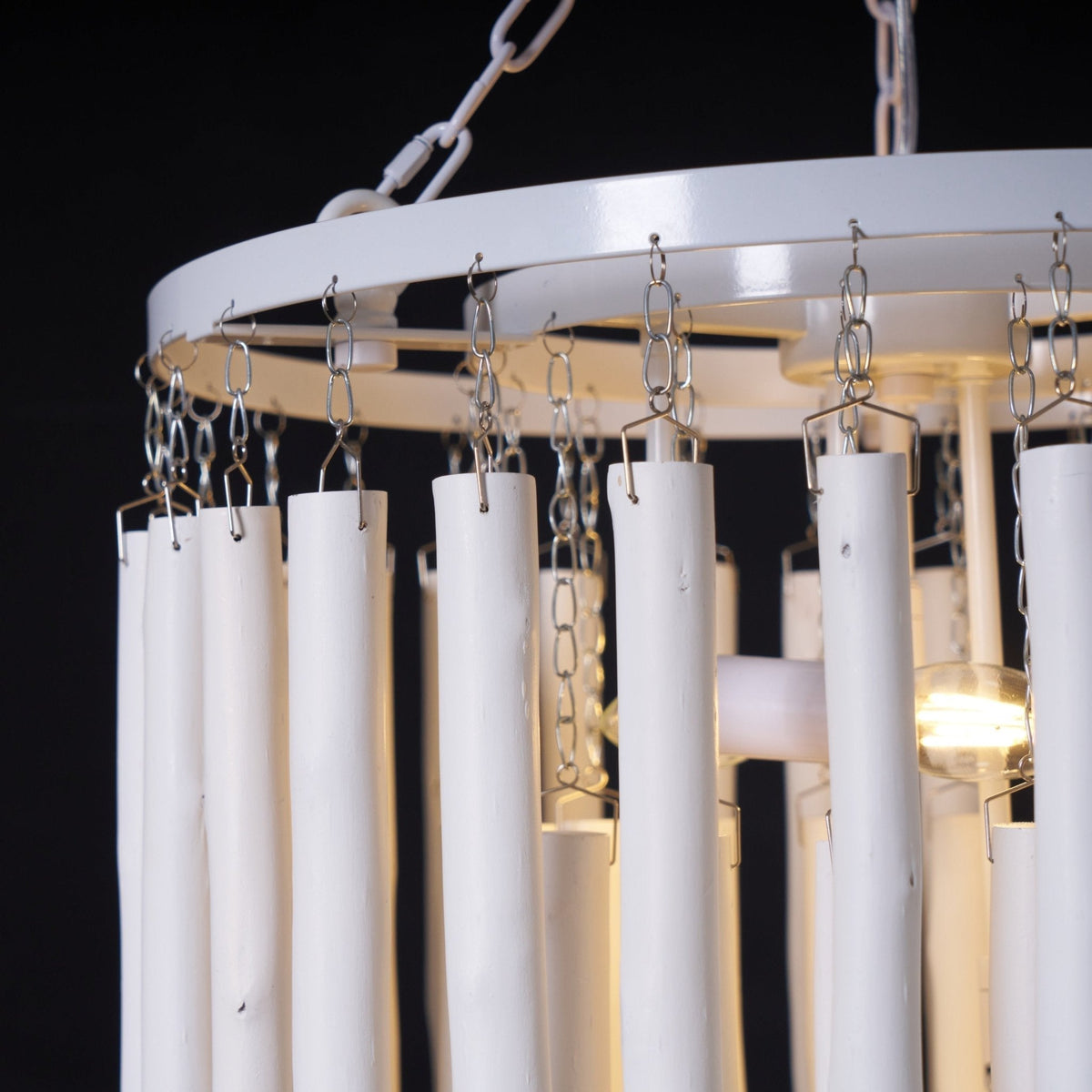 Swinton Tilda Chandelier - 6 Heads ∅ 20.9″ x H 29.9″Blackcasivra