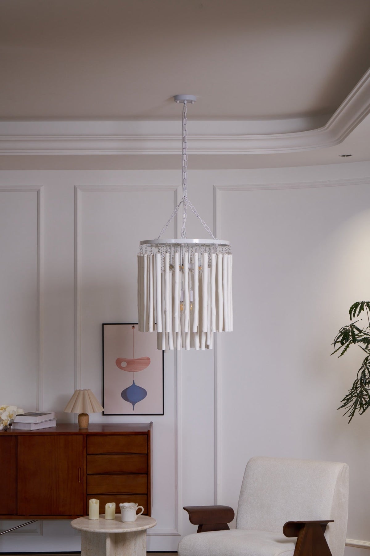 Swinton Tilda Chandelier - 6 Heads ∅ 20.9″ x H 29.9″Blackcasivra