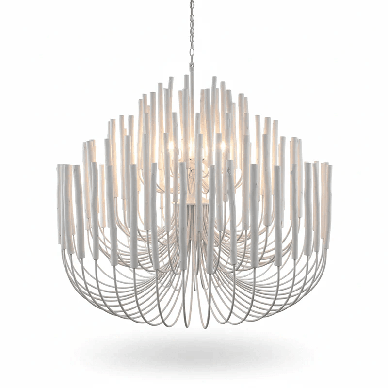 Swinton Tilda Chandelier - 18 Heads ∅ 39.4″ x H 39.4″Whitecasivra