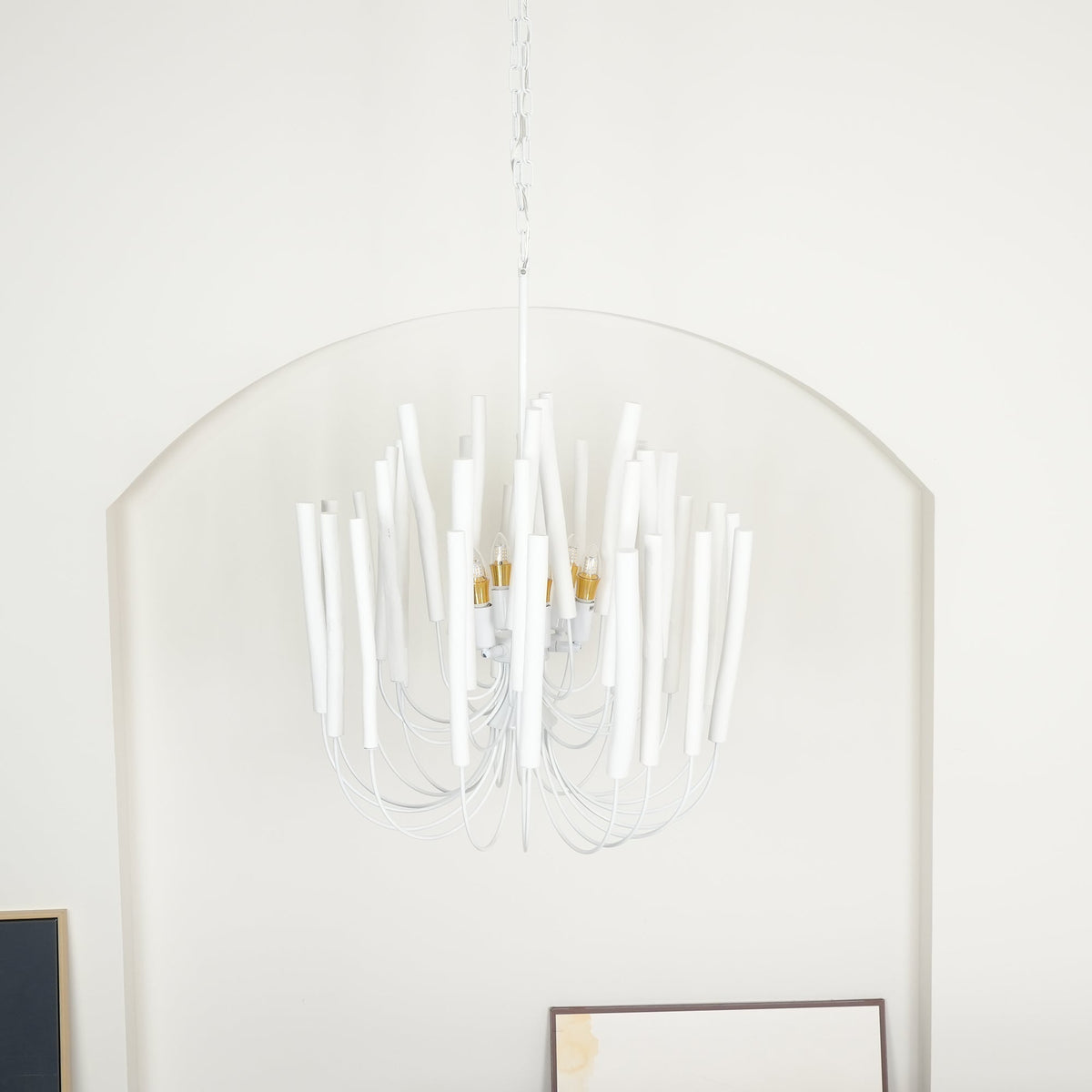Swinton Tilda Chandelier - 5 Heads ∅ 19.7″ x H 20.9″Whitecasivra