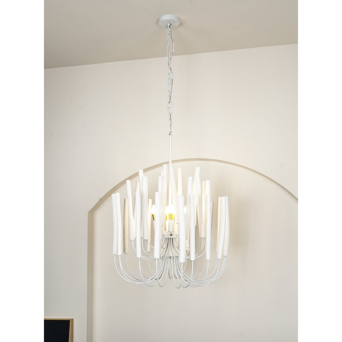 Swinton Tilda Chandelier - 12 Heads ∅ 31.5″ x H 39.4″Blackcasivra