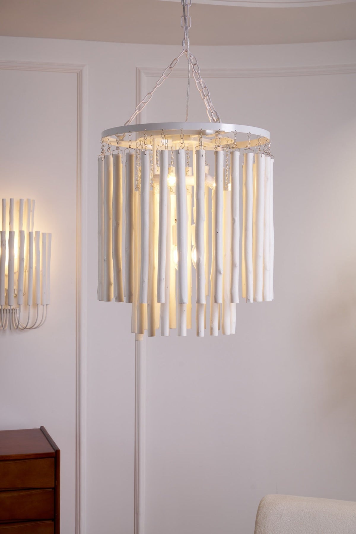 Swinton Tilda Chandelier - 5 Heads ∅ 19.7″ x H 20.9″Whitecasivra