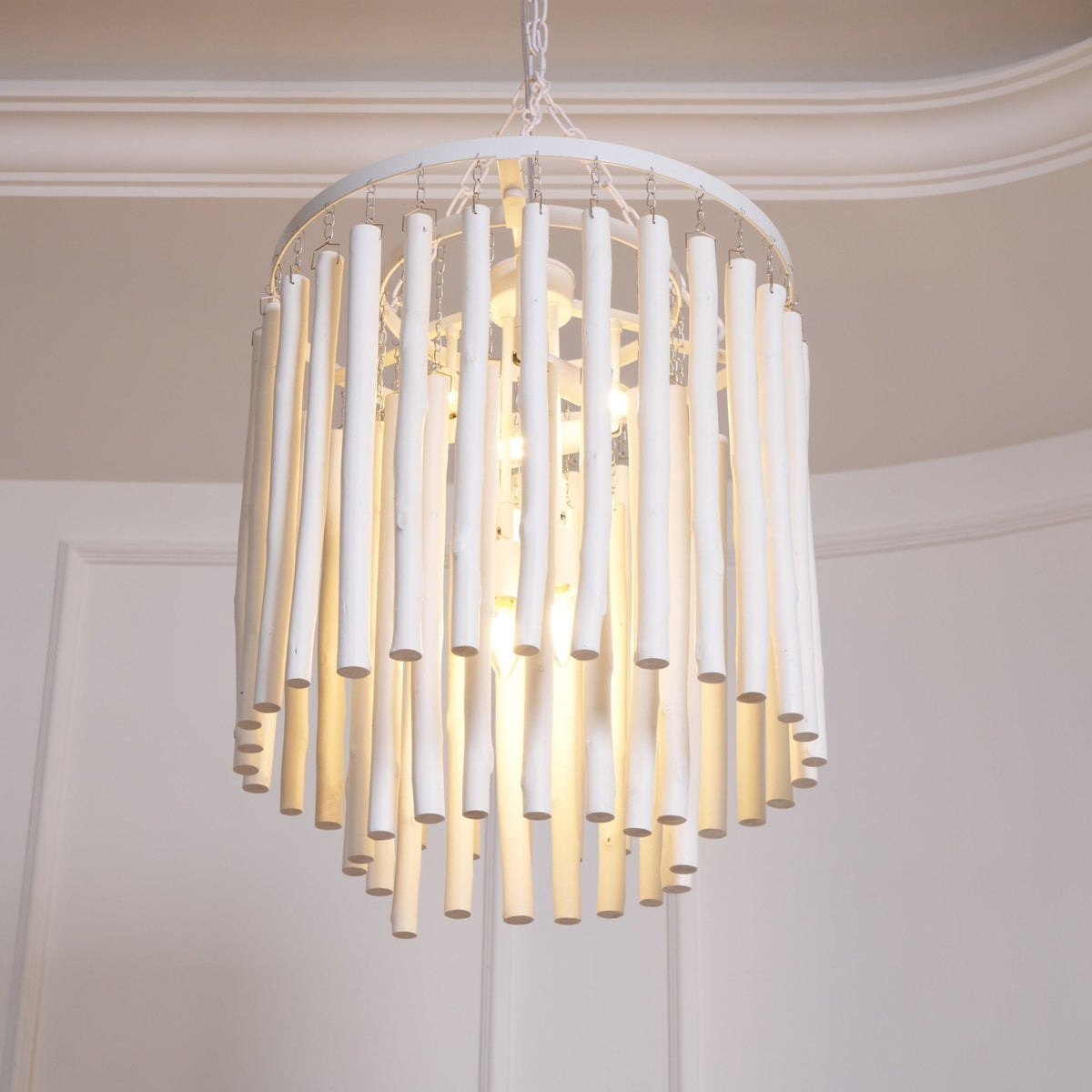 Swinton Tilda Chandelier - 6 Heads ∅ 20.9″ x H 29.9″Blackcasivra