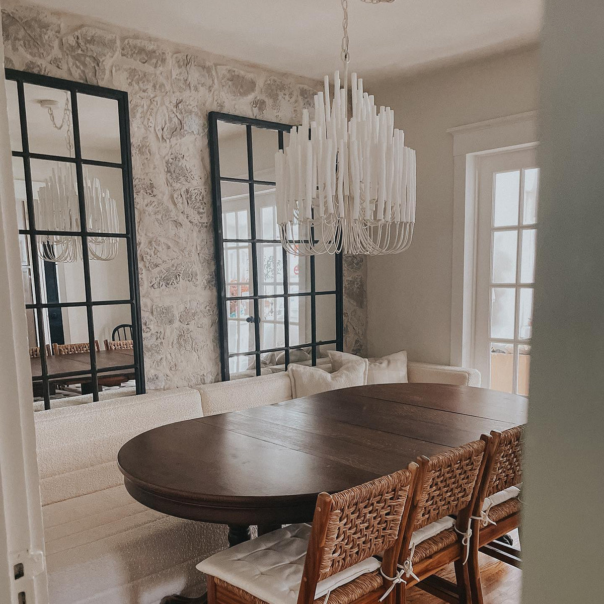 Swinton Tilda Chandelier - 6 Heads ∅ 20.9″ x H 29.9″Blackcasivra
