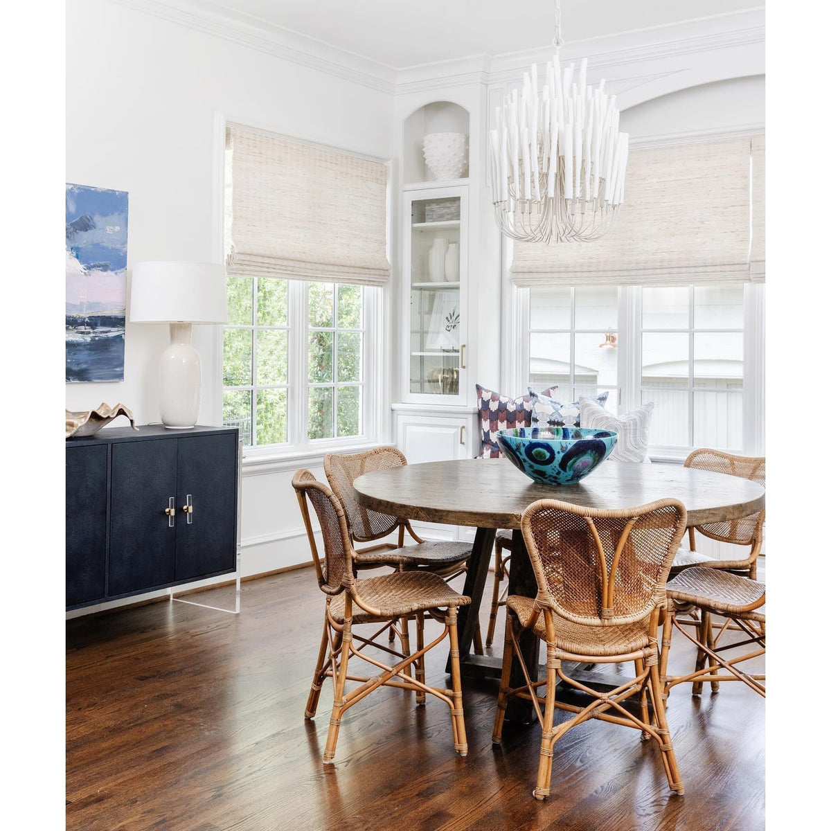 Swinton Tilda Chandelier - 6 Heads ∅ 20.9″ x H 29.9″Blackcasivra