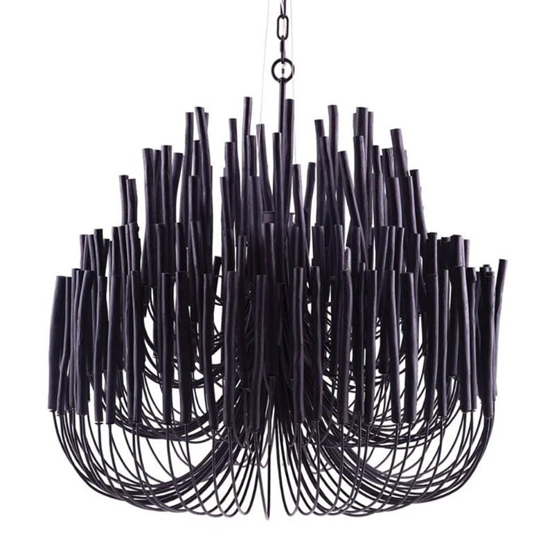 Swinton Tilda Chandelier - 12 Heads ∅ 31.5″ x H 39.4″Blackcasivra