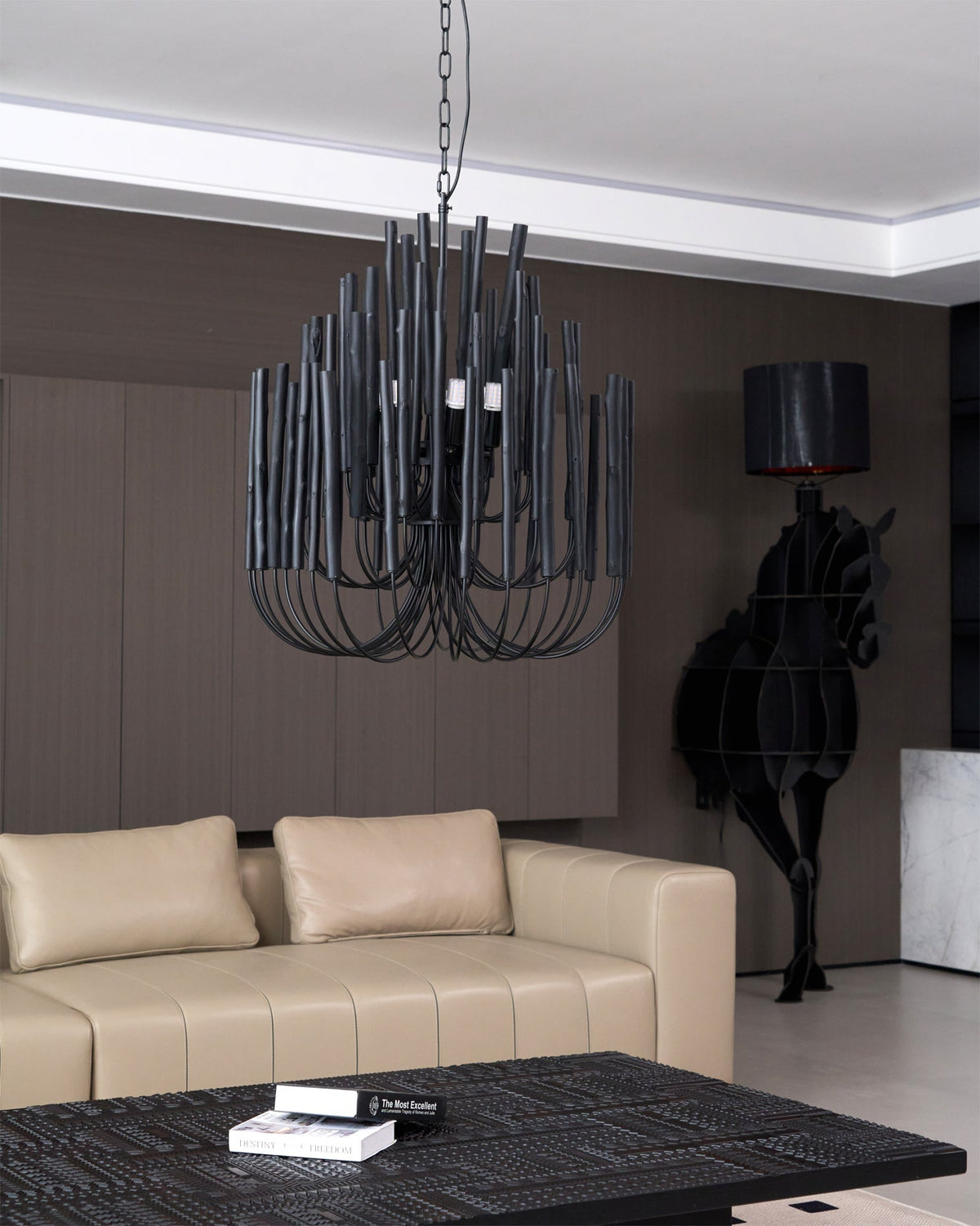 Swinton Tilda Chandelier - 5 Heads ∅ 19.7″ x H 20.9″Whitecasivra